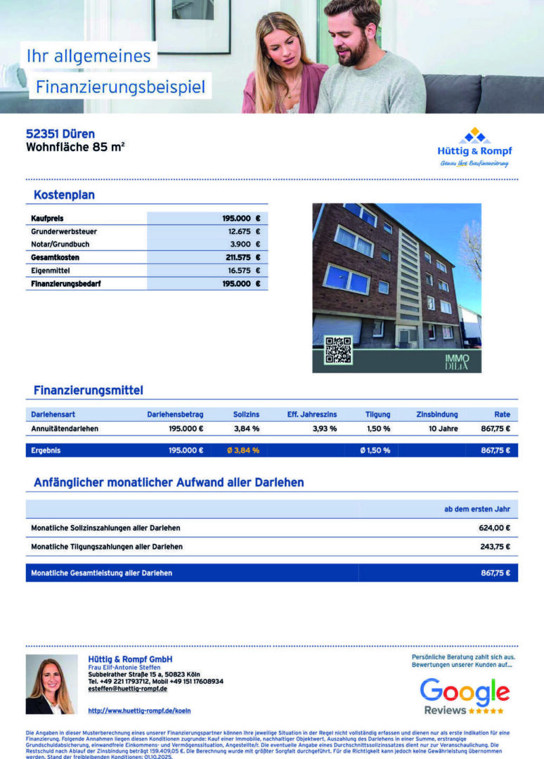 Musterberechnung