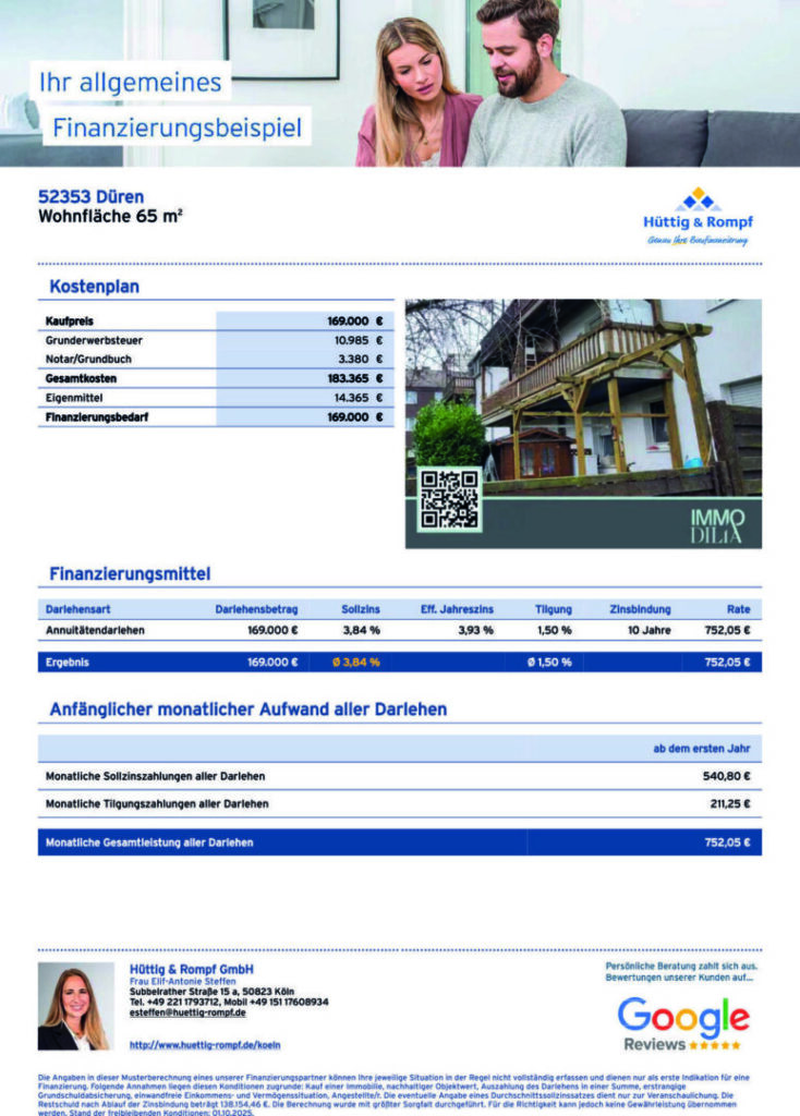 Musterberechnung